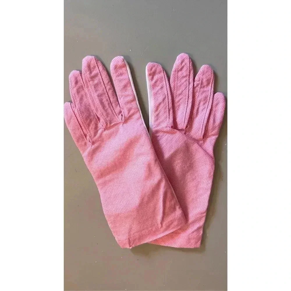 Vintage Mid Century MCM Women’s Pink Opera‎ Driving Gloves Casual size small